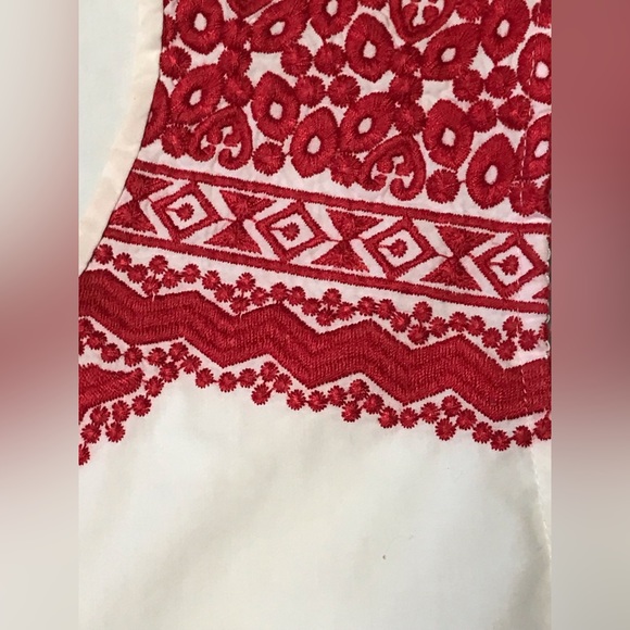 Talbots sleeveless Embroidered Top Medium - Picture 5 of 6
